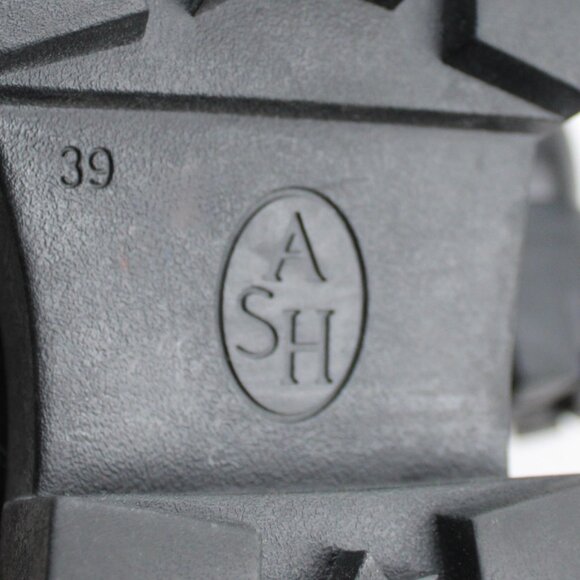 ASH Women's Black Lord Chunky Leather Loafers Size 39 EU / 9 US - Picture 7 of 7